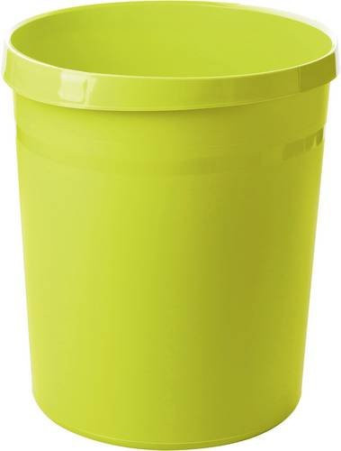 HAN GRIP Papierkorb 18 l Lemon Gelb aus Kunststoff, Durchmesser: 31,2 cm, Höhe: 35,0 cm - Bild 1