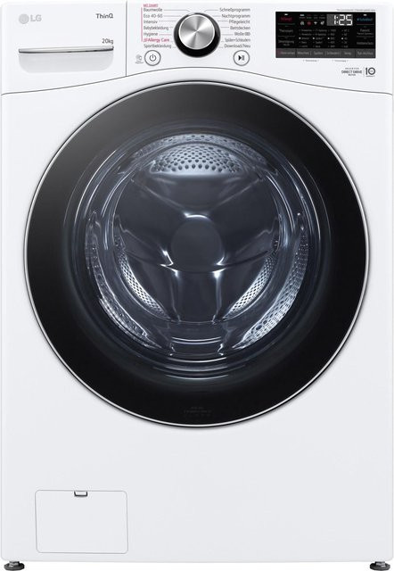 LG Stand-Waschmaschine Frontlader F0WVT202 in Weiß mit 20 kg Kapazität und 1000 U/min - Bild 1