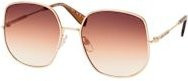 Marc Jacobs MARC 916/S Sonnenbrille, Quadratisch, Vollrand, Metall, Gold, Brown, Damen - Bild 1