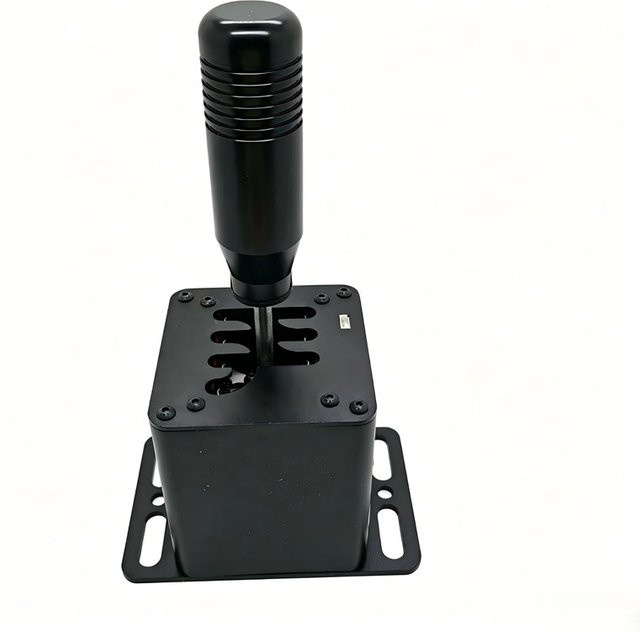 DUTRIEUX USB H-Schalthebel für PC Rennspiele in Schwarz, kompatibel mit Logitech G27 G29 G25 G920 und Thrustmaster T300RS/GT - Bild 1