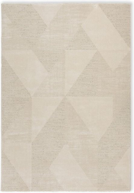 Moderner Teppich MAGLIE von Astra in Weiß und Beige mit geometrischem Muster, B/T: 290 x 200 cm - Bild 1