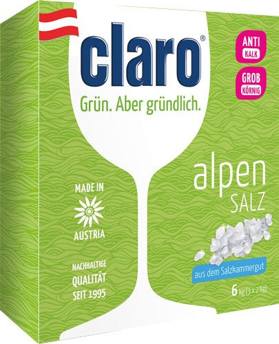 Claro ÖKO Alpensalz Regeneriersalz 3 x 2 kg - Bild 1