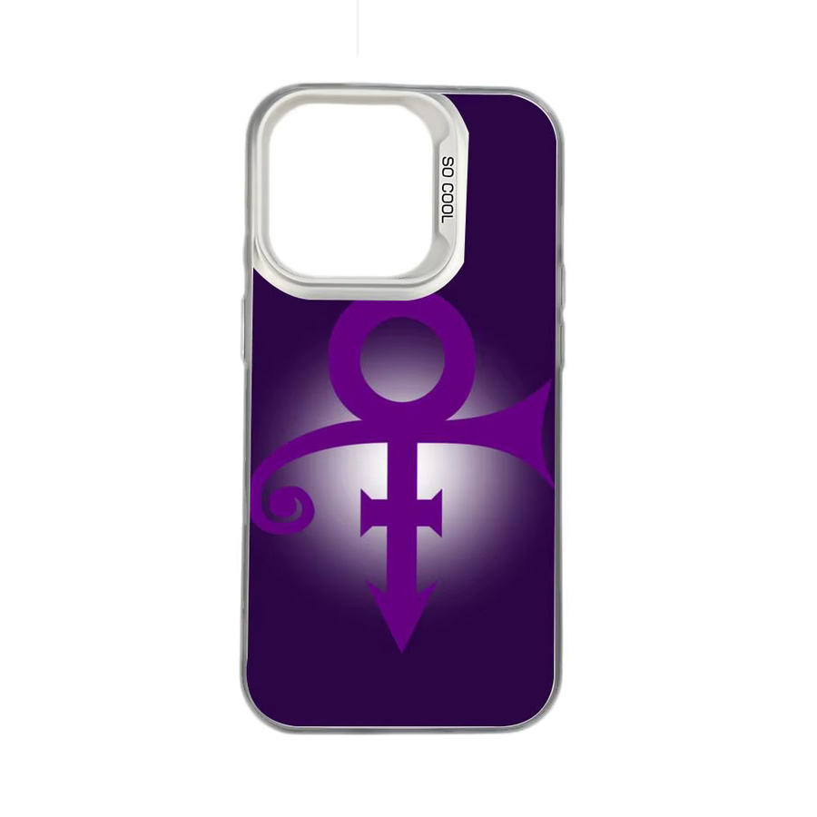 Prince R-Rogers Nelson Handyhülle für iPhone 11 bis 17 Pro Max mit Farbverlauf in Multicolour, Schwarz und Lila, schlanke und stoßfeste TPU Hülle - Bild 6