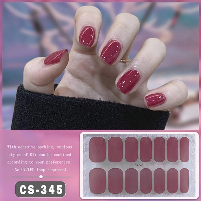 Novvia Nagelaufkleber Damen, Glitzerverzierung, Glänzend - Bild 1