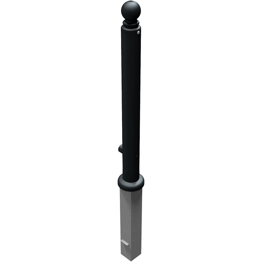 Schake Stilpoller Typ 485FB herausnehmbar mit Dreikantverschluss und Kugelkopf in Mattschwarz Ø 82 mm - Bild 2