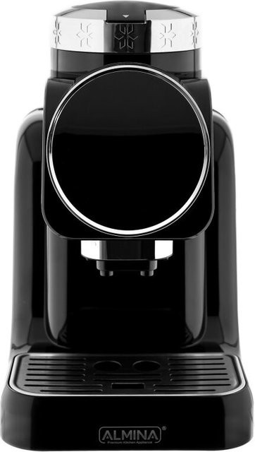 Almina MOKHA Pro Elektrische Mokkamaschine mit LED-Touchscreen und Milchschaumfunktion in Schwarz, 700W - Bild 1