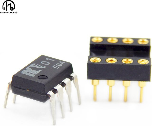 JRC Muses 01 Operationsverstärker Double Op Amp IC Chip in Schwarz - Bild 1