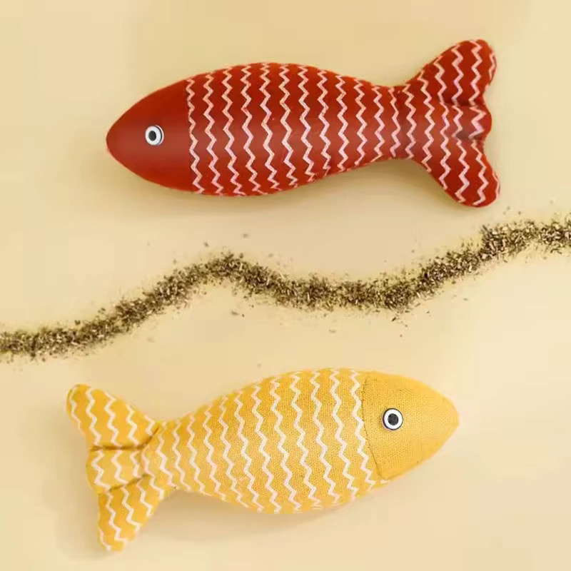 HOCOSHINE Katzen Fisch Spielzeug, interaktive Simulation, mit Katzenminze - Bild 2