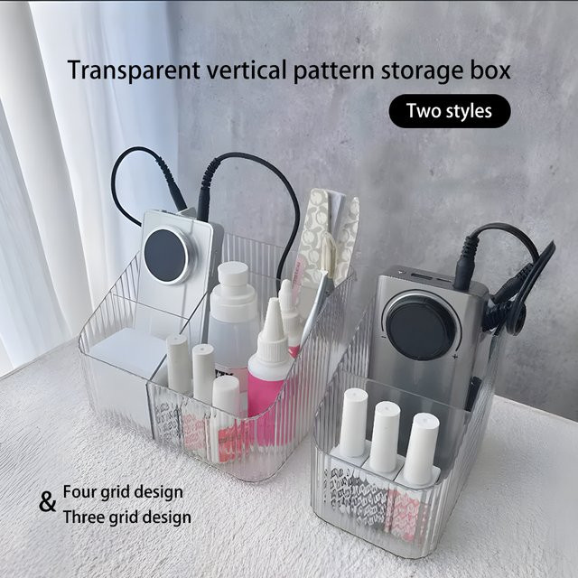 klimonla Nagel Bohrer Bits Halter Display, Transparent - Bild 1