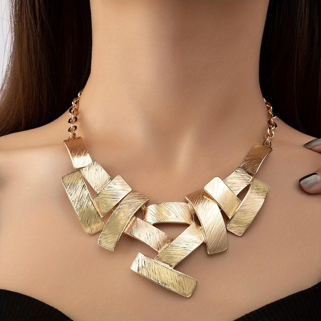 Amazing Jewelry Halskette, geometrisch, gold, Damen - Bild 1