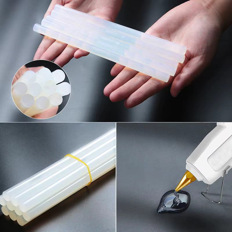 Heißklebestifte transparent für Heißklebepistolen, Durchmesser: 7 mm und 11 mm, Länge: 100 mm - Bild 3