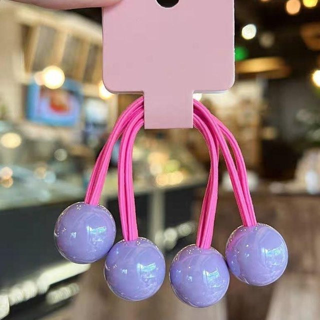 YULIN Haarreifen, elastisch, violett, Kinder - Bild 1