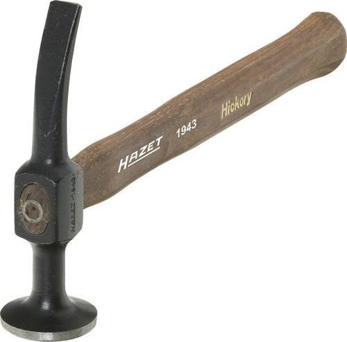 Hazet Ausbeulhammer 1943 mit Kugelkopf und Holzgriff in Braun - Bild 1