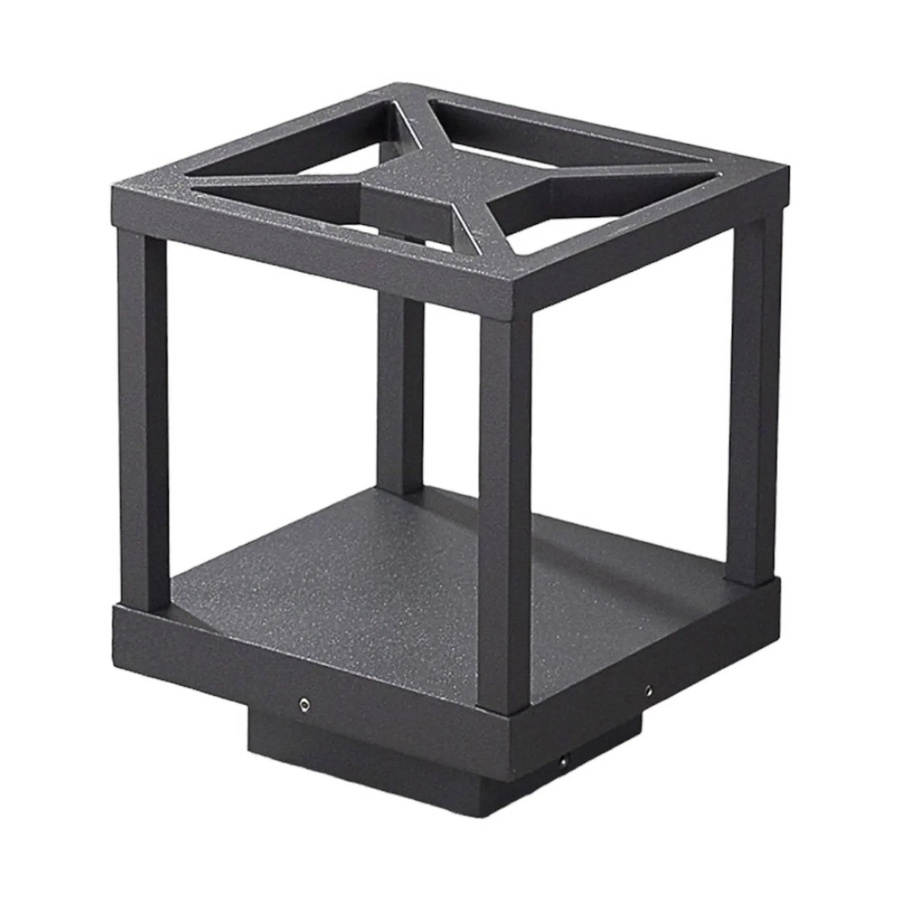 Lucande LED Außenleuchte Lealan Modern Schwarz aus Aluminium, IP54, 1-flammig - Bild 2