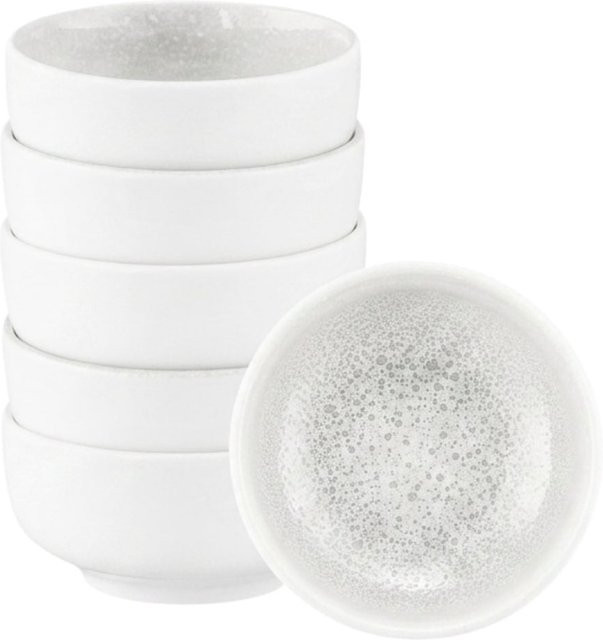 Seltmann Weiden Dipschalen Sento Home aus Keramik, Weiß, 6er Set, Durchmesser: 8,6 cm - Bild 1