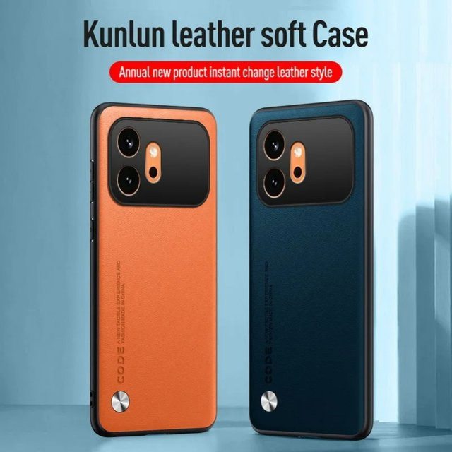 Schlichte Lederhülle für Honor 600 Pro 600 Lite 500 Pro 400 300 Ultra 200 Pro Win RT in Schwarz mit Kameraschutz und Softcover-Funktion - Bild 1