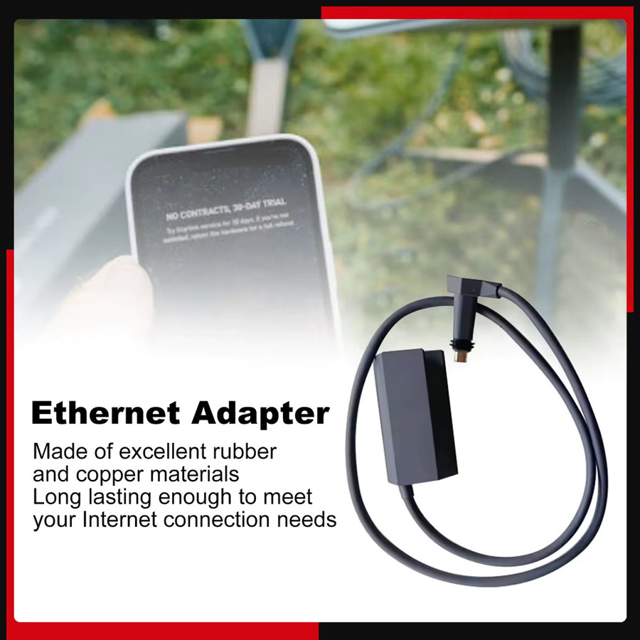 Ethernet-Adapter für rechteckige Schüsselantennen mit USB-Anschluss für Satelliten-Internet-Verbindungen - Bild 1