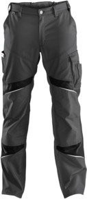 Kübler ActiviQ Arbeitshose 2350 in Anthrazit/Schwarz mit Cordura und Reflexstreifen, Größe 29 - Bild 1