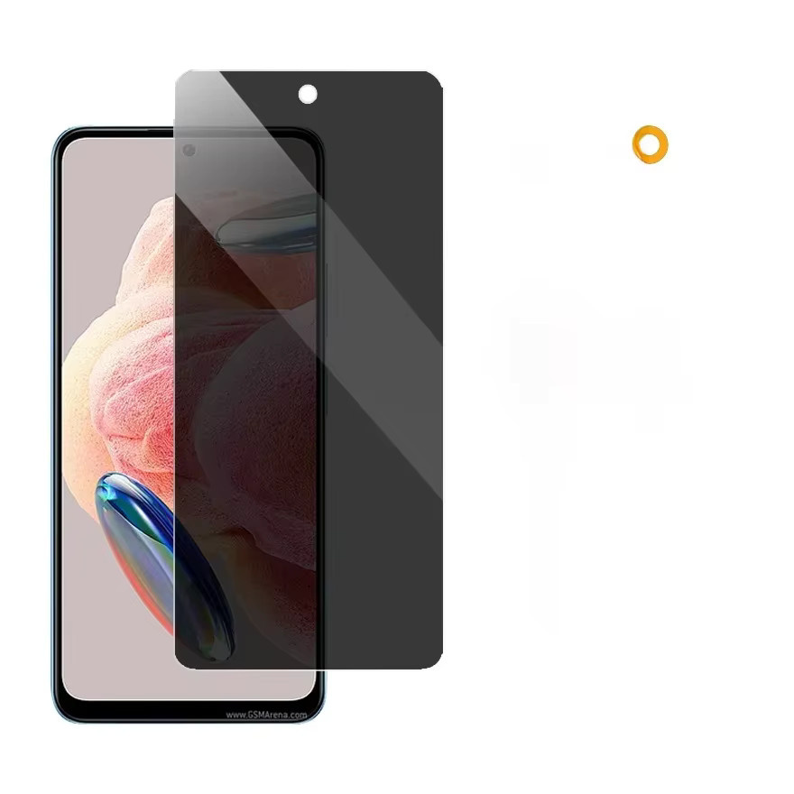 Sichtschutz Panzerglas für Xiaomi Redmi K50 K50i K50 Pro K60 Ultra Anti-Spion Schutzfolie in Schwarz und Transparent - Bild 7