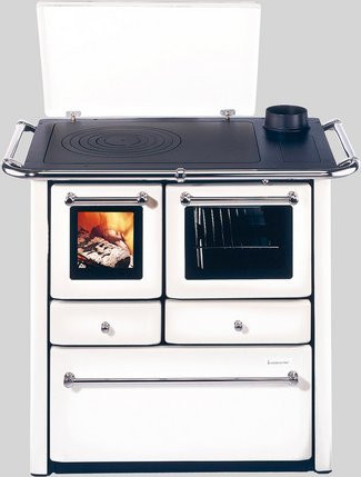 WESTMINSTER Holzherd K85F in Weiss mit 6 kW Heizleistung - Bild 1
