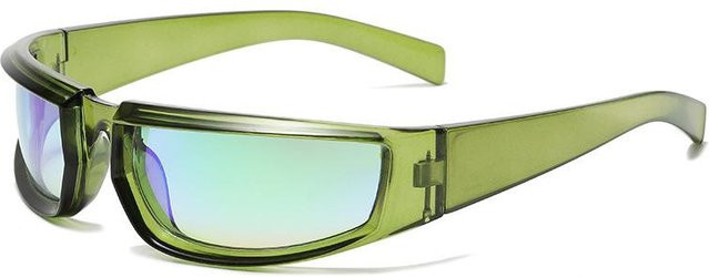 Freedom Outdoors Sonnenbrille, oval, Vollrand, Kunststoff, grün, Herren - Bild 1