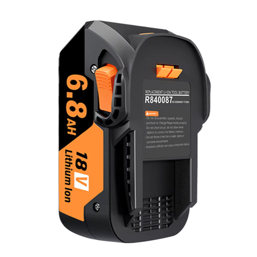 RIDGID 18-V Li-Ionen-Akku mit 6,8 Ah für kabellose Elektrowerkzeuge, Farbe: Schwarz - Bild 7