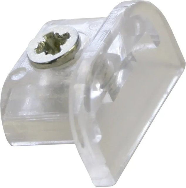 Gardinia Endkappe für Zierstabprofile, Transparent, 2 Stück - Bild 1