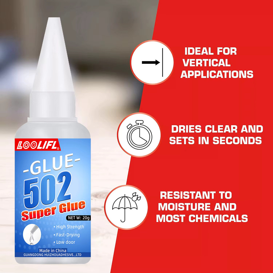 LOOLIFL 502 Sofort-Superkleber, transparent, 20g - Bild 3
