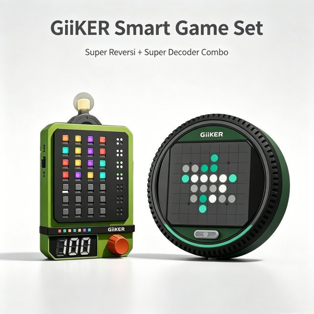 GiiKER Super Reversi & Super Decoder Combo, Elektronisches Strategie-Brettspiel, ab 6 Jahren - Bild 1