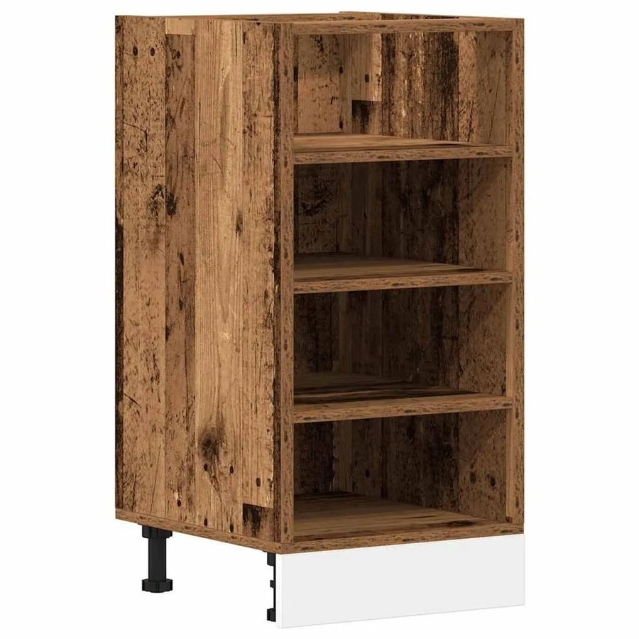 vidaXL Unterschrank Riga in Altholz-Optik, Braun, B: 40 cm, T: 44,5 cm, H: 81,5 cm - Bild 2