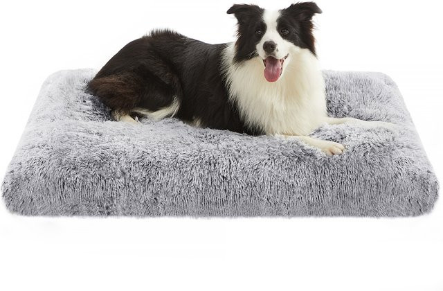 Feandrea Hundebett in Ombré-Grau mit weicher Polsterung und abnehmbarem Bezug, B/T: 110 x 73 cm - Bild 1