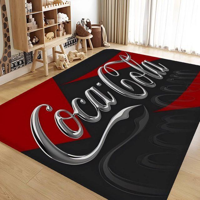 Potdemiel Druckteppich Küchenmatte C-COCA-COLAS rutschfest und modern - Bild 1