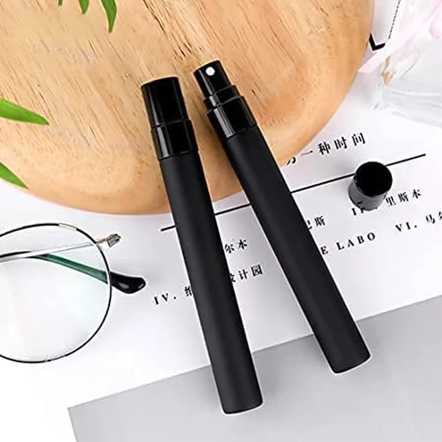 Parfüm Mini Flasche Glas, Matte Schwarz, 5 ml/10 ml - Bild 3
