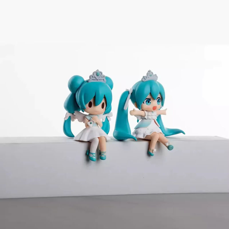 Bandai Hatsune Miku Prinzessin Q Version Figur, mehrfarbig, Höhe: 7,5 cm - Bild 5