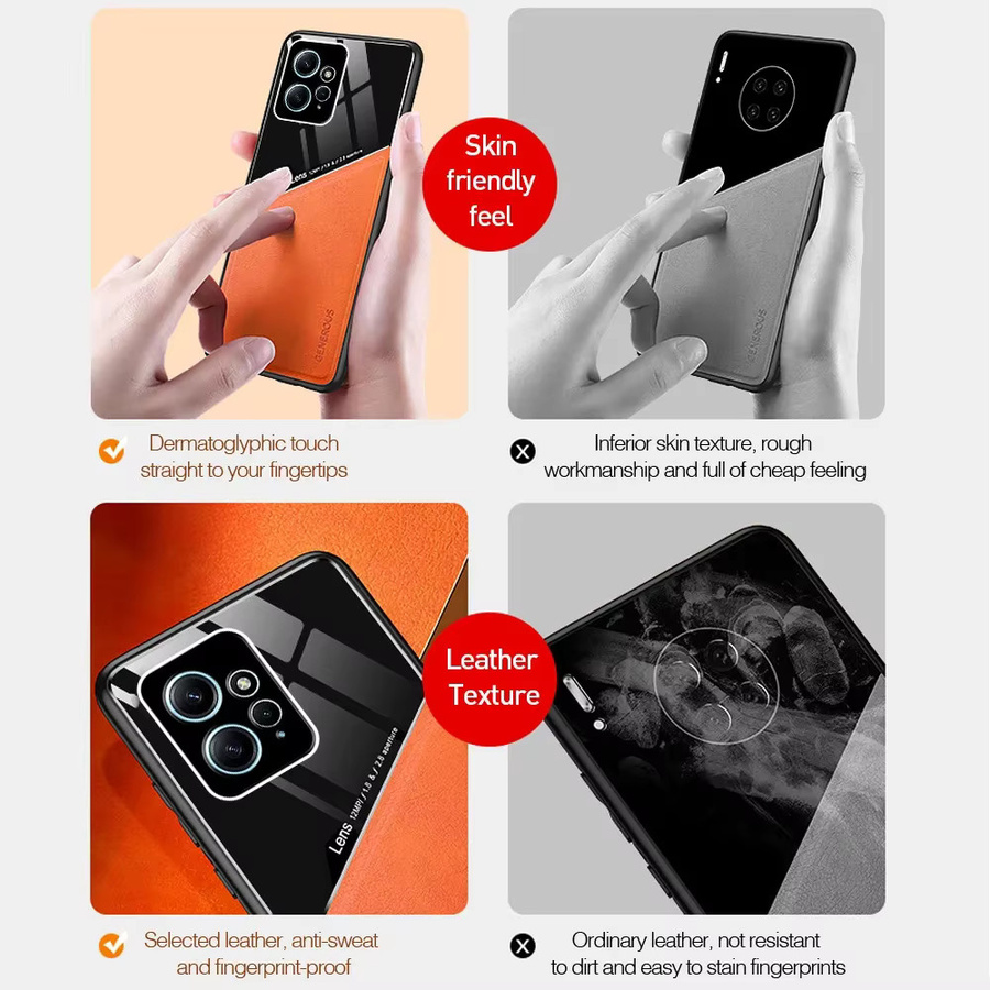 Stoßfeste Schutzhülle mit Magnethalterung für Xiaomi Poco X6 und M6 Pro 5G/4G in Schwarz - Bild 3