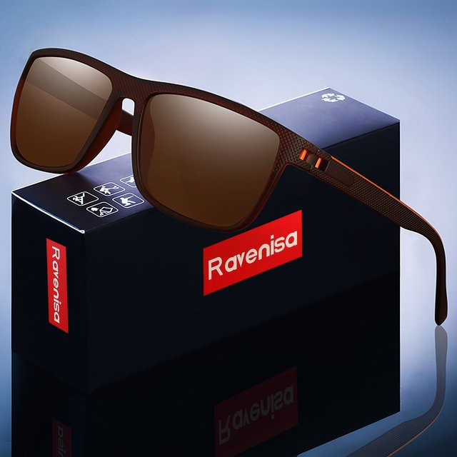 Ravenisa Sonnenbrille, quadratisch, Vollrand, Kunststoff, schwarz, Unisex - Bild 1