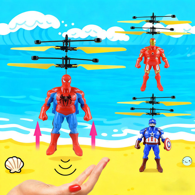 Fondjoy Marvel Superhelden, Fliegendes Spielzeug, Handinduktions-Drohne, ab 14 Jahren - Bild 1