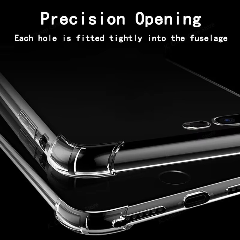 Stoßfeste transparente TPU Handyhülle für Samsung Galaxy M33, M34, M14 und M54 5G - Bild 4