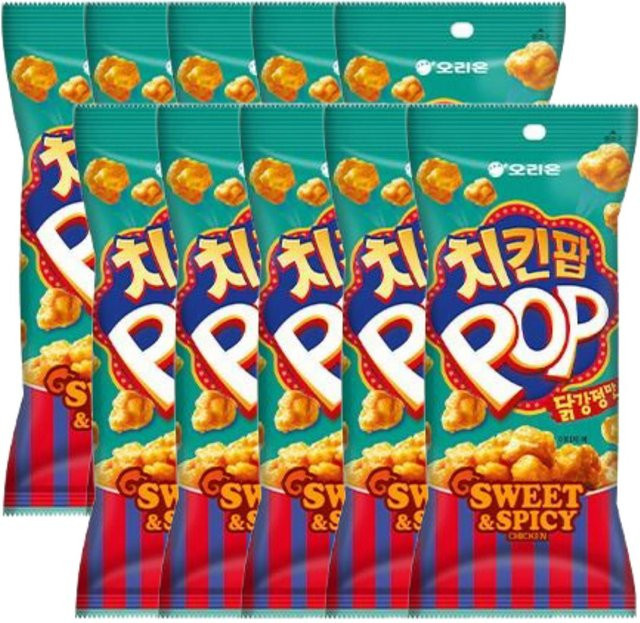 Orion Chicken Pop Süß & Scharf Hähnchengeschmack 10 x 65 g - Bild 1