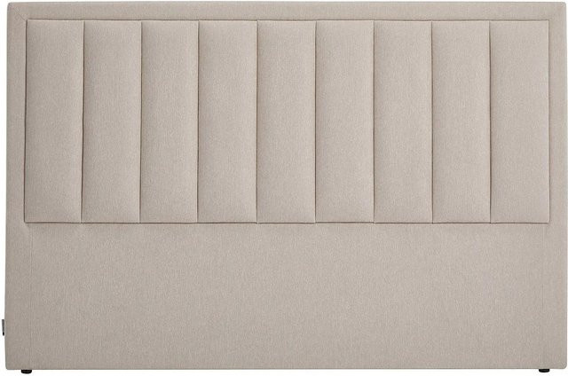 Modernes gepolstertes Bettkopfteil Rivadio von Vente-unique in Beige, Breite: 190 cm, Höhe: 110 cm, Tiefe: 8 cm - Bild 1
