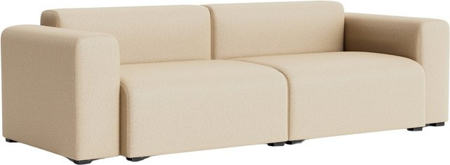 HAY Mags 2,5-Sitzer Sofa Kombination mit 1 Low Armrest in Beige mit Schichtholzrahmen und Schaumstoff - Bild 1