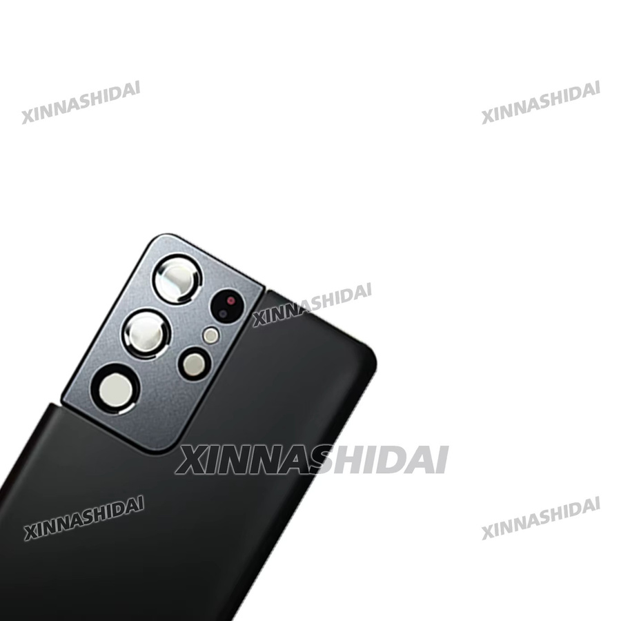 UNAZIPCA Ersatzgehäuse für Samsung Galaxy S21 Ultra mit Batterie-Rückabdeckung aus Glas und Kamera-Rahmen in Weiß - Bild 3