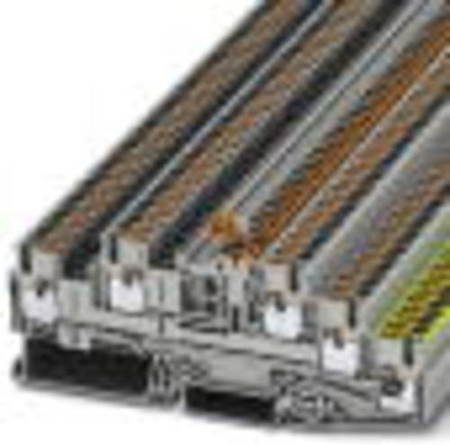 Phoenix Contact 3210549 Installationsschutzleiterklemme mit Push-Lock-Federanschluss, Grau, 50 Stück - Bild 1