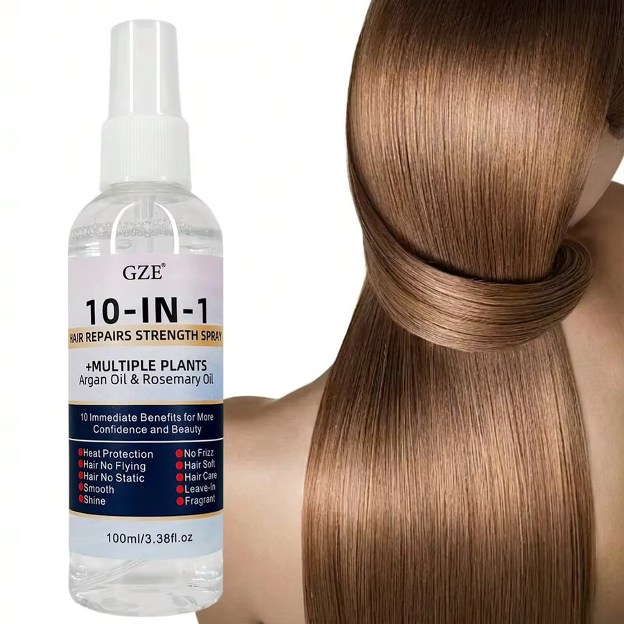 GZE 10 IN 1 Leave-In Conditioner Seidenspray mit Arganöl & Rosmarinöl - Bild 4