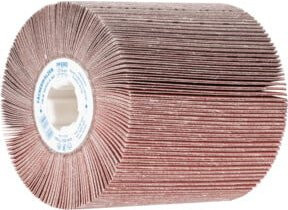 PFERD TOOLS Fächerschleifwalze A180 mit Keilnut 19 mm für universelle Walzenantriebe Durchmesser: 100 mm, Breite: 100 mm - Bild 1