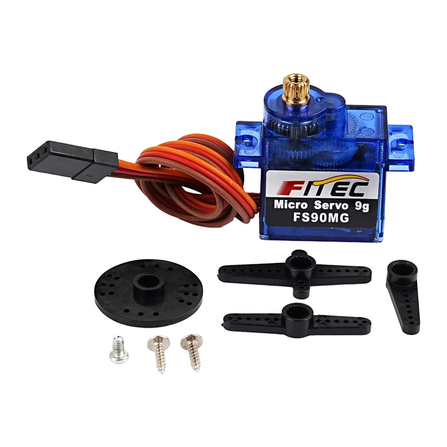 Feetech FS90MG Micro Servo, Metall, Blau - Bild 2