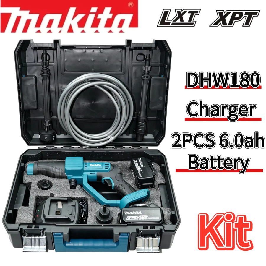 Makita DHW180 Akku-Hochdruckreiniger 18V in Blau mit fünf Sprühmodi - Bild 2