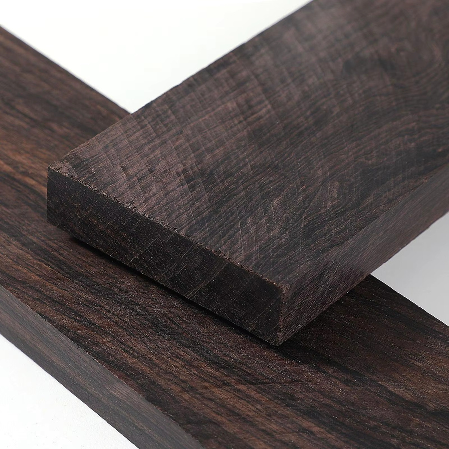 Homyl Blackwood Lumber Wood Blank Hartholzplatte in Schwarz und Braun für DIY-Gitarrenbrücken und Musikinstrumente, Breite: 17,78 cm, Tiefe: 5,08 cm - Bild 4