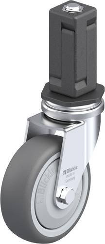 Blickle LRA-PATH 75KF-EV04 Lenkrolle in Grau mit 75mm Rad-Durchmesser und 75kg Tragfähigkeit - Bild 1