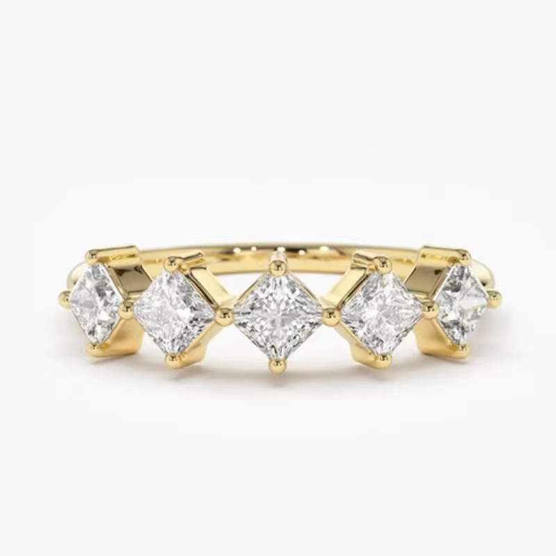 Huitan Ring, Zirkonia, Gold, Damen - Bild 2